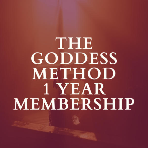 the goddess method 1 year membership